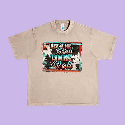 Let The Good Times Roll Urban Heavy Tee Designed By Jasminsmagicworld