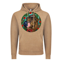 Vintage Coffee Longhorn Cow Christmas Vintage Hoodie - RanaPortraitStore