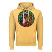 Vintage Mustard Longhorn Cow Christmas Vintage Hoodie - RanaPortraitStore