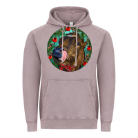 Vintage Zinc Longhorn Cow Christmas Vintage Hoodie - RanaPortraitStore