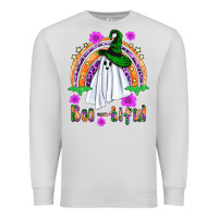 Dove Grey Boo-tiful ghost Premium Sweatshirt - NancyCooperArtShop