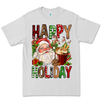 Dove Grey happy holiday santa claus christmas Premium Tee - FaDigitalArtStudio