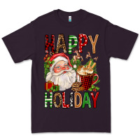 Plum happy holiday santa claus christmas Premium Tee - FaDigitalArtStudio