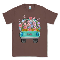 Chestnut truck with flowers Classic Tee - MaliasSmallBusiness