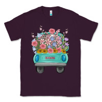 Plum truck with flowers Classic Tee - MaliasSmallBusiness
