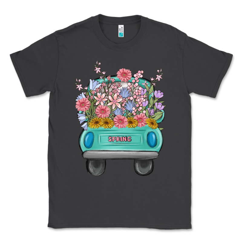 Truck With Flowers Classic Tee by MaliasSmallBusiness | Teevron