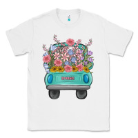 White truck with flowers Classic Tee - MaliasSmallBusiness