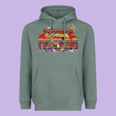 Mexican Mom Heavyweight Hoodie Designed By Nancycooperartshop