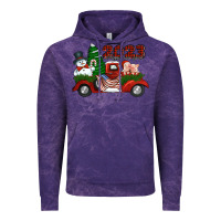 Cloud Purple happy new year truck 2023 Vintage Hoodie - Jasminsmagicworld