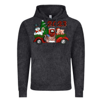 Vintage Black happy new year truck 2023 Vintage Hoodie - Jasminsmagicworld