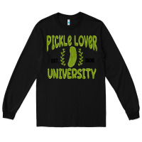 Black pickle lover university Long Sleeve Tee - MaliasSmallBusiness