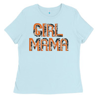 Baby Blue Girl mama Ladies Tee - JahusDesignShop