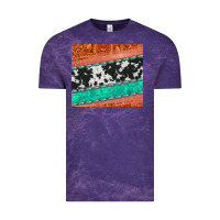 Cloud Purple western turquoise gemstone cowhide  leather tumbler Vintage Tee - Jasminsmagicworld