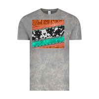 Cloud Rock western turquoise gemstone cowhide  leather tumbler Vintage Tee - Jasminsmagicworld