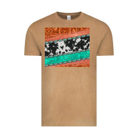 Vintage Camel western turquoise gemstone cowhide  leather tumbler Vintage Tee - Jasminsmagicworld