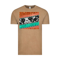 Vintage Coffee western turquoise gemstone cowhide  leather tumbler Vintage Tee - Jasminsmagicworld