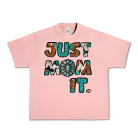 Salmon Just Mom It Urban Heavy Tee - Jasminsmagicworld