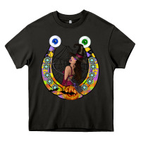Asphalt Halloween Horseshoe Heavy Core Tee - CowhideDigitalArt