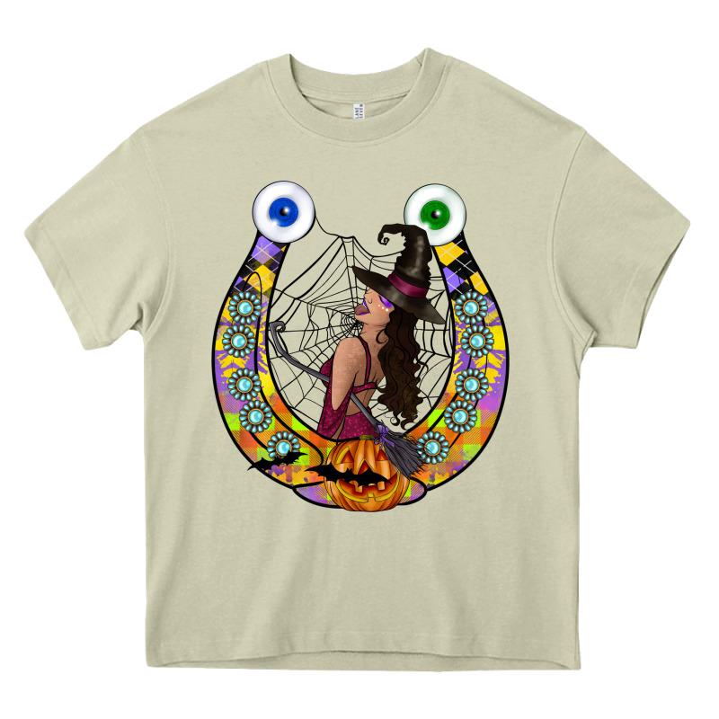 Halloween Horseshoe Heavy Core Tee by CowhideDigitalArt | Teevron