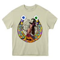Mossy Halloween Horseshoe Heavy Core Tee - CowhideDigitalArt