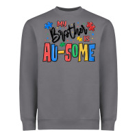 Storm my brother is ausome autism Heavyweight Sweatshirt - MaliasSmallBusiness
