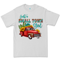 Dove Grey just a small town girl with car Premium Tee - HRA Design Shop