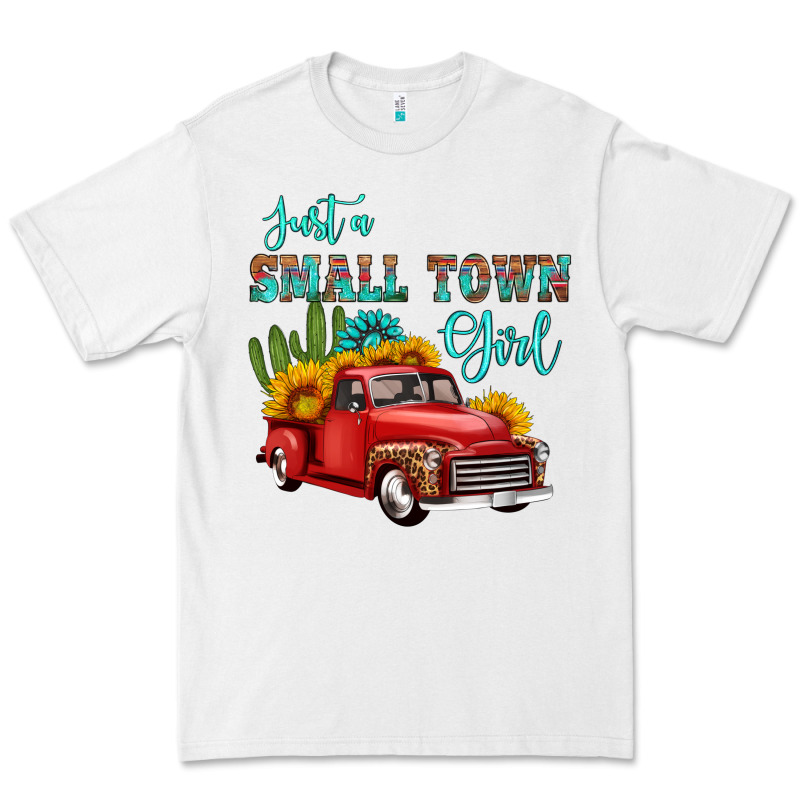 Just A Small Town Girl With Car Premium Tee by HRA Design Shop | Teevron