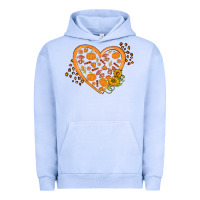 Pigment Grape Ice Western Autumn Heart Urban Hoodie - FaDigitalArtStudio