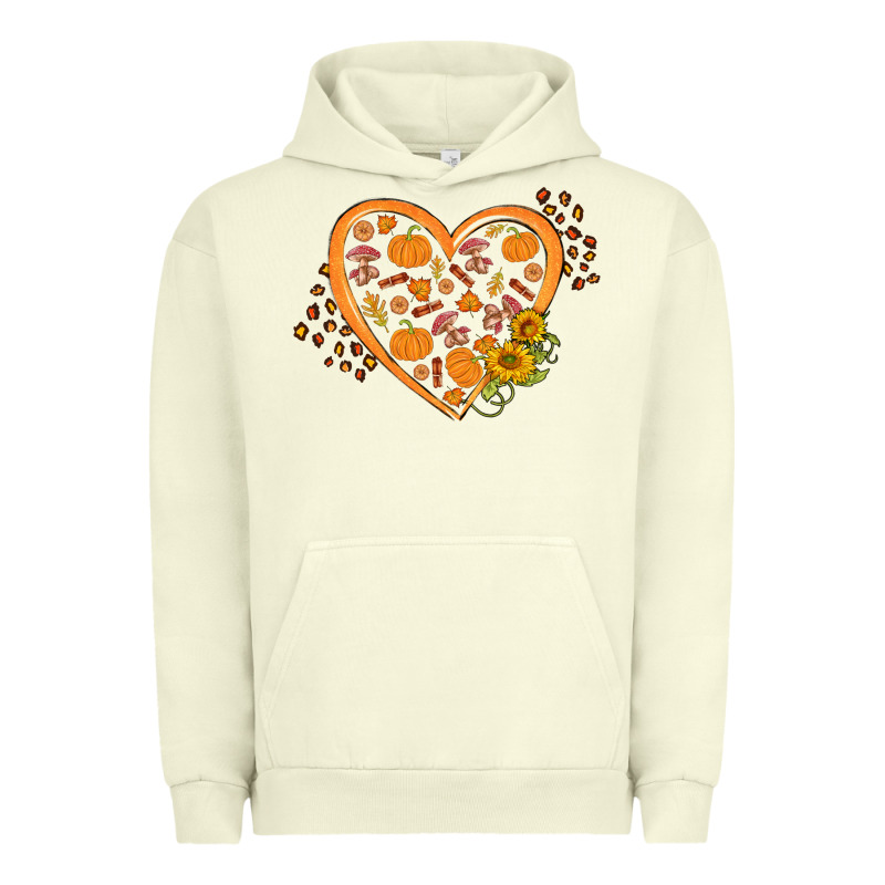 Western Autumn Heart Urban Hoodie by FaDigitalArtStudio | Teevron