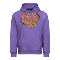 Tulip Western Autumn Heart Urban Hoodie - FaDigitalArtStudio