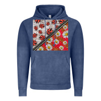 Vintage Denim ladybug Vintage Hoodie - BarkalooDesign