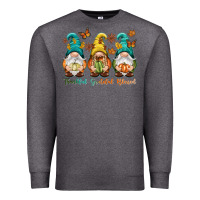 Charcoal Heather Thankful grateful blessed Premium Sweatshirt - NancyCooperArtShop