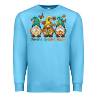 Ocean Blue Thankful grateful blessed Premium Sweatshirt - NancyCooperArtShop