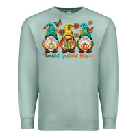 Seafoam Thankful grateful blessed Premium Sweatshirt - NancyCooperArtShop