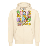 Sandshell books are my happy place Zipper Hoodie - Artiststas