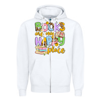 White books are my happy place Zipper Hoodie - Artiststas