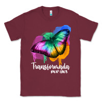 Burgundy transformada por dios Classic Tee - JahusDesignShop