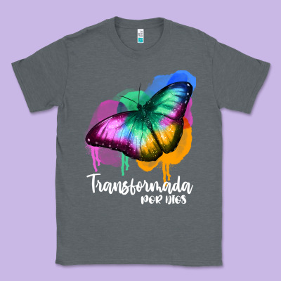 Transformada Por Dios Classic Tee Designed By Jahusdesignshop