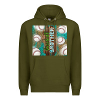 Army Green baseball brother Premium Hoodie - TumblerDesignByShophia