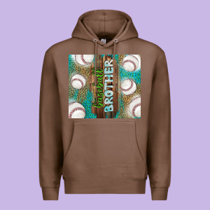 Baseball Brother Premium Hoodie Designed By Tumblerdesignbyshophia