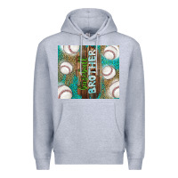 Heather Grey baseball brother Premium Hoodie - TumblerDesignByShophia