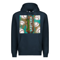 Navy baseball brother Premium Hoodie - TumblerDesignByShophia