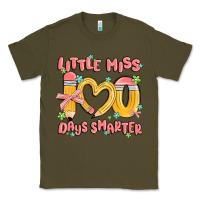 Army Green little miss 100 days smarter Classic Tee - MaliasSmallBusiness