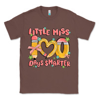 Chestnut little miss 100 days smarter Classic Tee - MaliasSmallBusiness