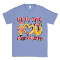 Colony Blue little miss 100 days smarter Classic Tee - MaliasSmallBusiness