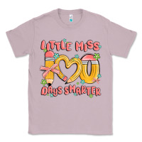 Lilac little miss 100 days smarter Classic Tee - MaliasSmallBusiness