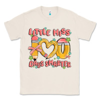 Natural little miss 100 days smarter Classic Tee - MaliasSmallBusiness