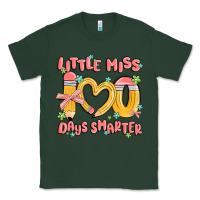 Sports Green little miss 100 days smarter Classic Tee - MaliasSmallBusiness