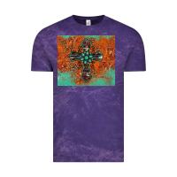 Cloud Purple western cross tumbler Vintage Tee - Jasminsmagicworld