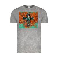 Cloud Rock western cross tumbler Vintage Tee - Jasminsmagicworld